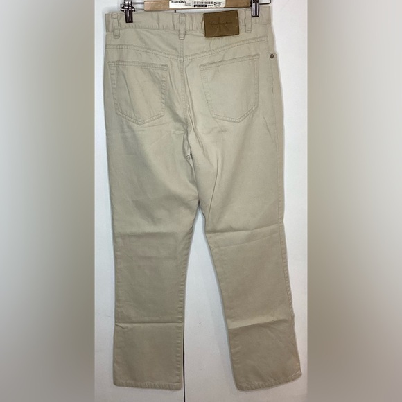Calvin Klein khaki jeans. Straight leg, midrise. Size 9 - Picture 2 of 8